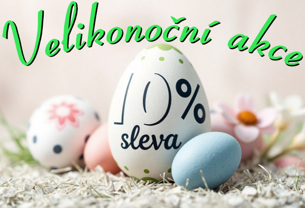 Velikonoční sleva 10% pro studenty do 26 let